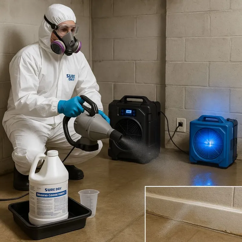 Sanitization and Odor Removal process in North Kensington, MD