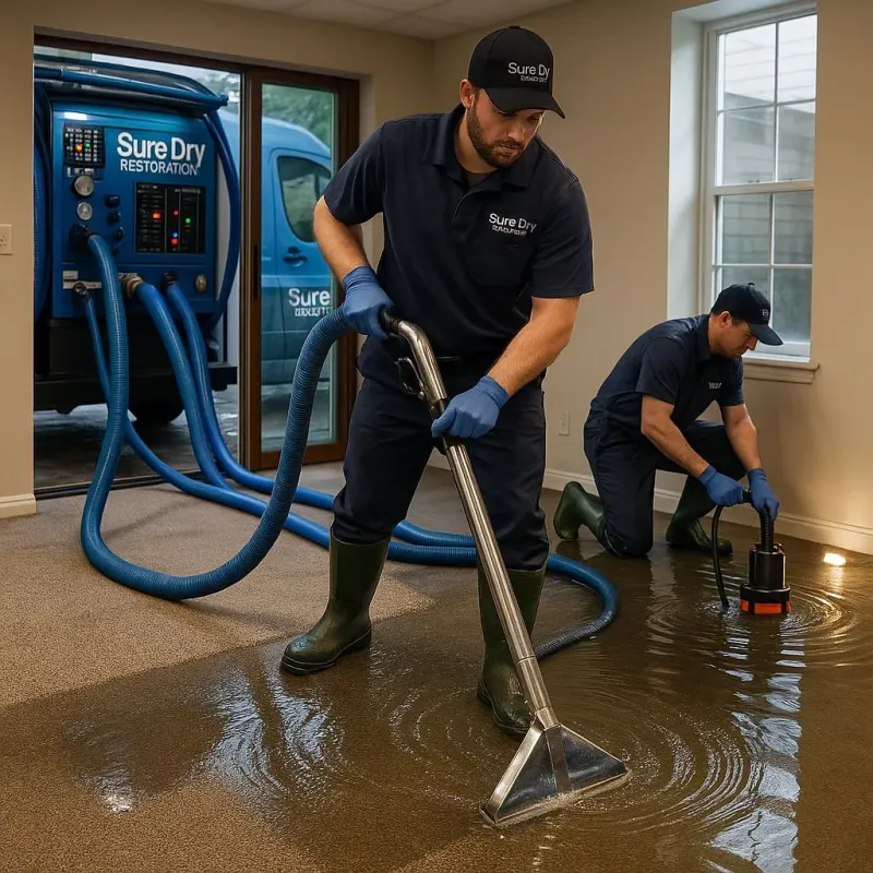 Water Extraction and Removal process in North Kensington, MD